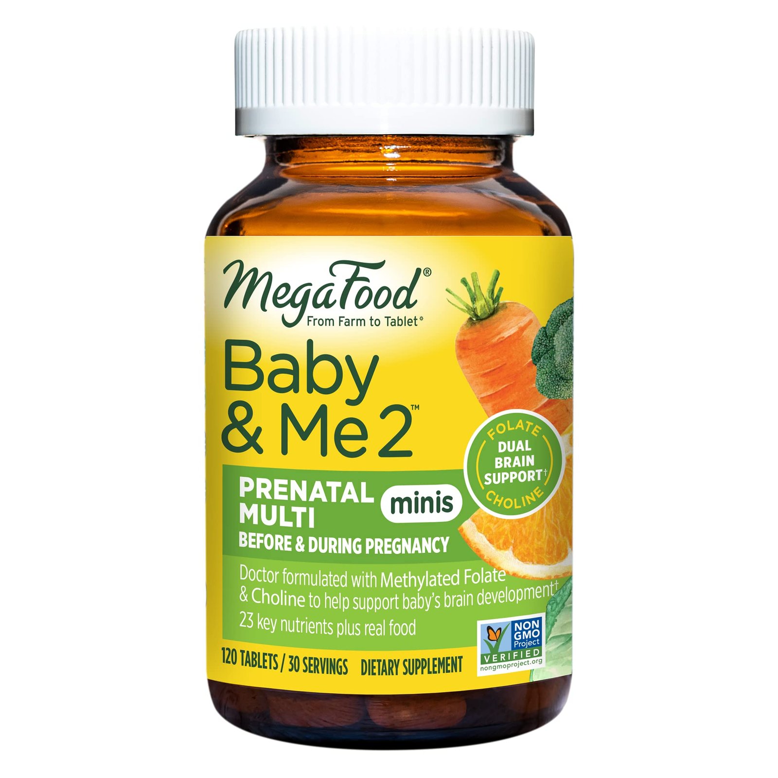 MegaFood Baby & Me 2 Prenatal Vitamin & Minerals