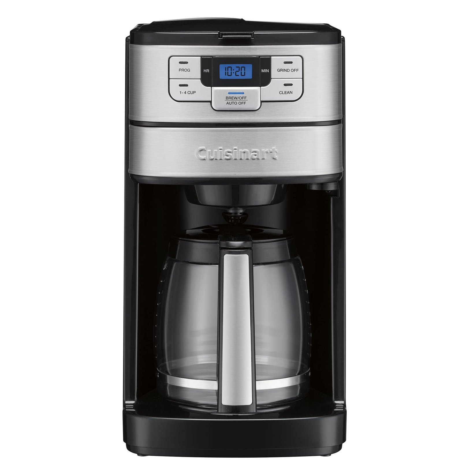 Cuisinart DGB-400SSFR Grind and Brew 12 Cup Coffeemaker - Silver (Renewed)