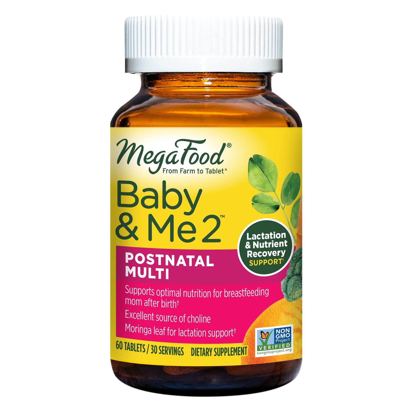MegaFood Baby & Me 2 Postnatal Vitamins
