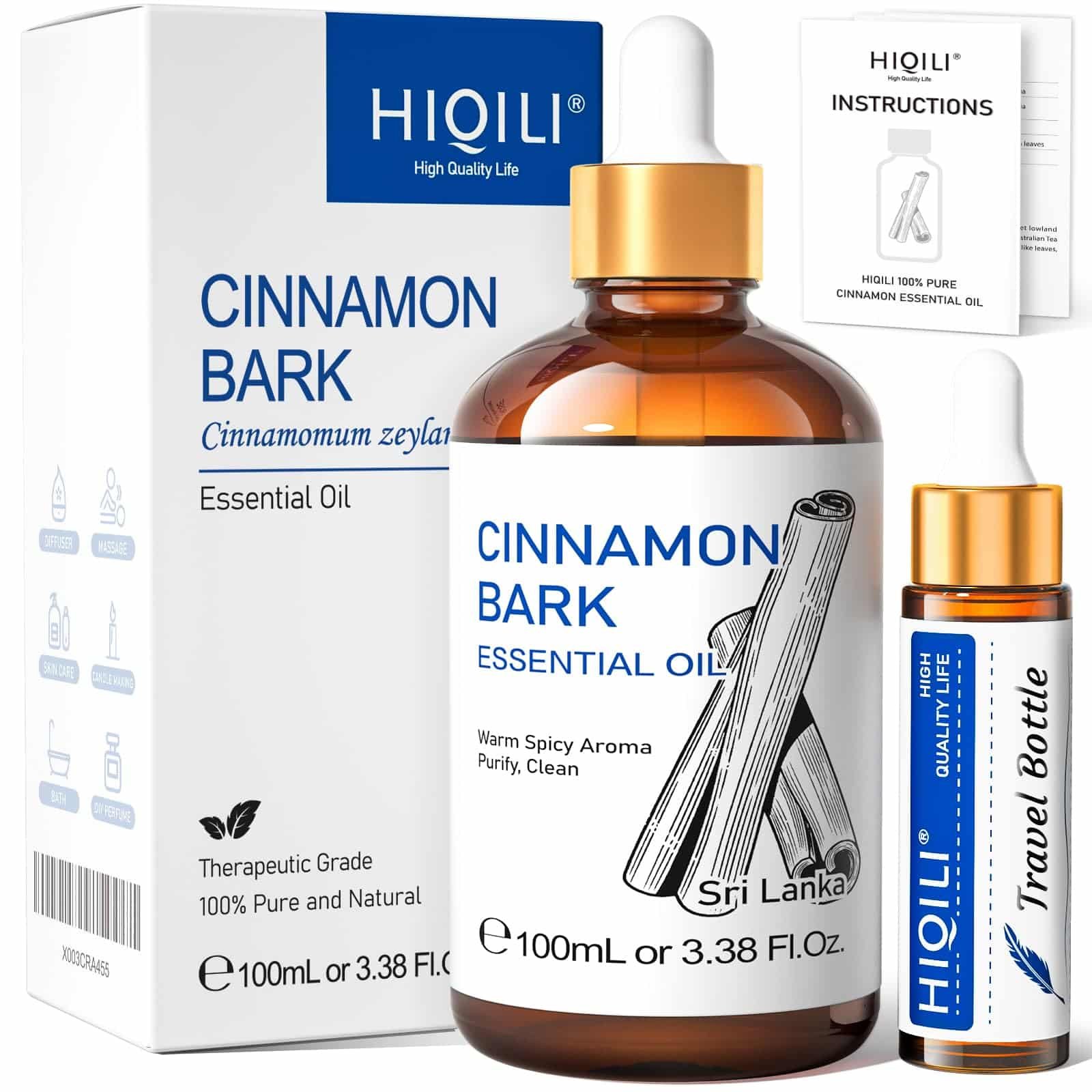 HIQILI Cinnamon Essential Oil
