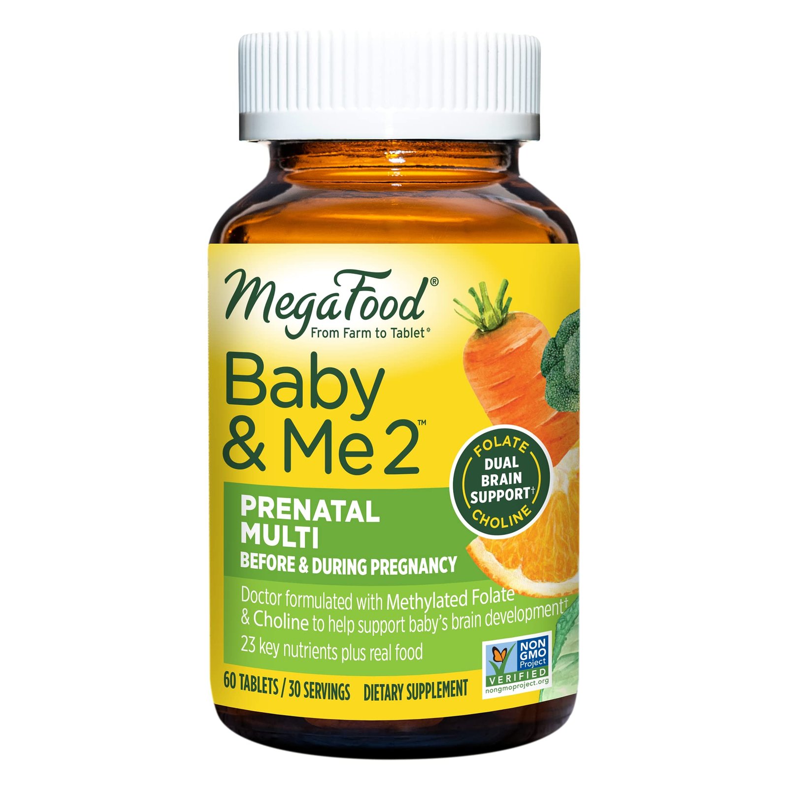 MegaFood Baby & Me 2 Prenatal Vitamin and Minerals