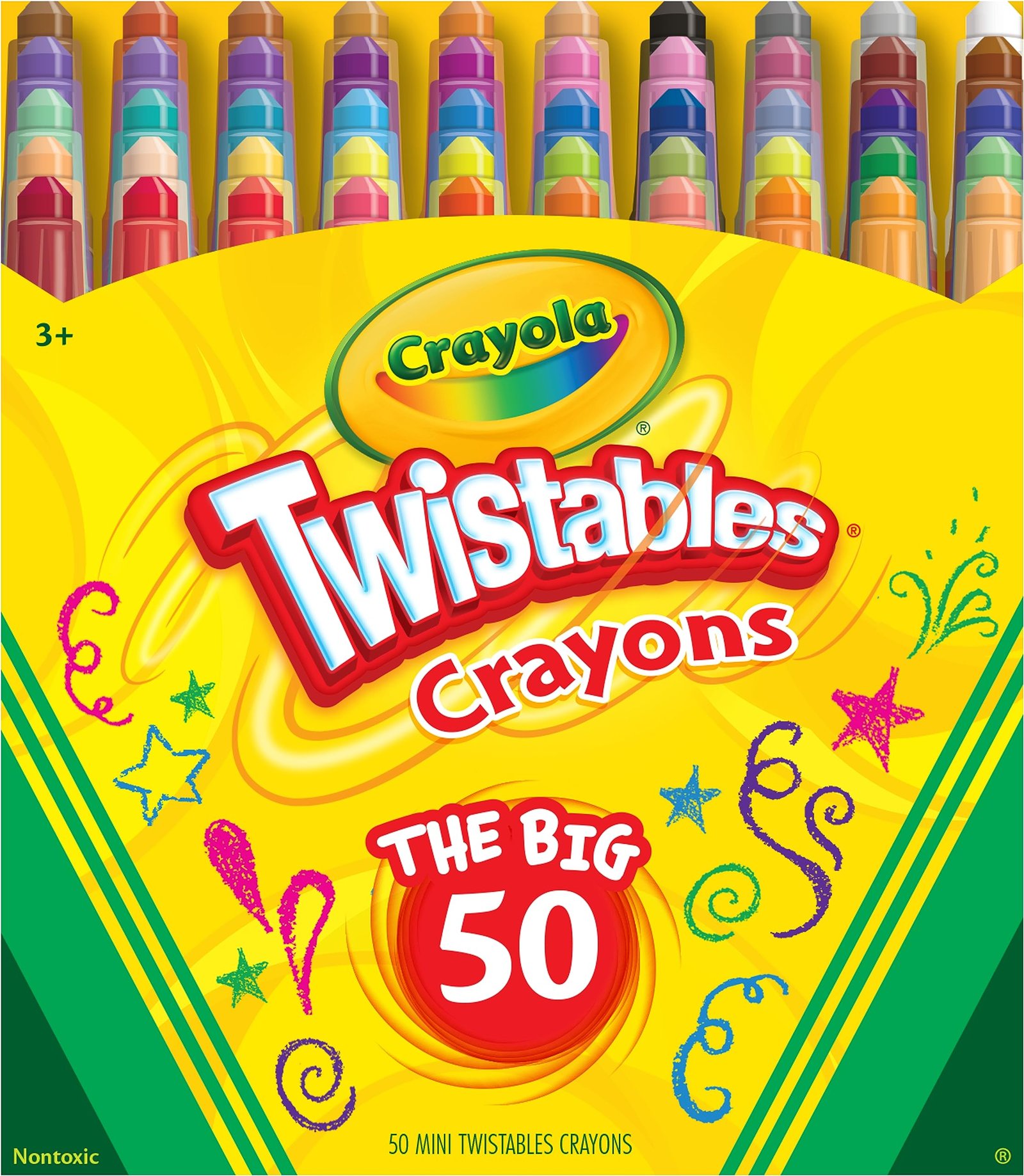 Crayola Mini Twistables Crayons (50 Ct)