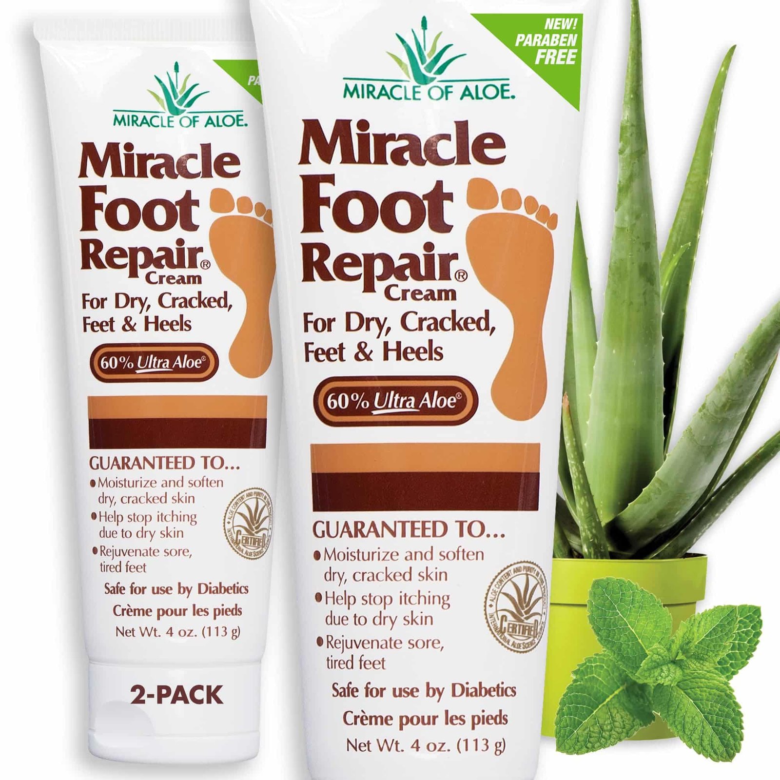 Miracle of Aloe Foot Repair Cream