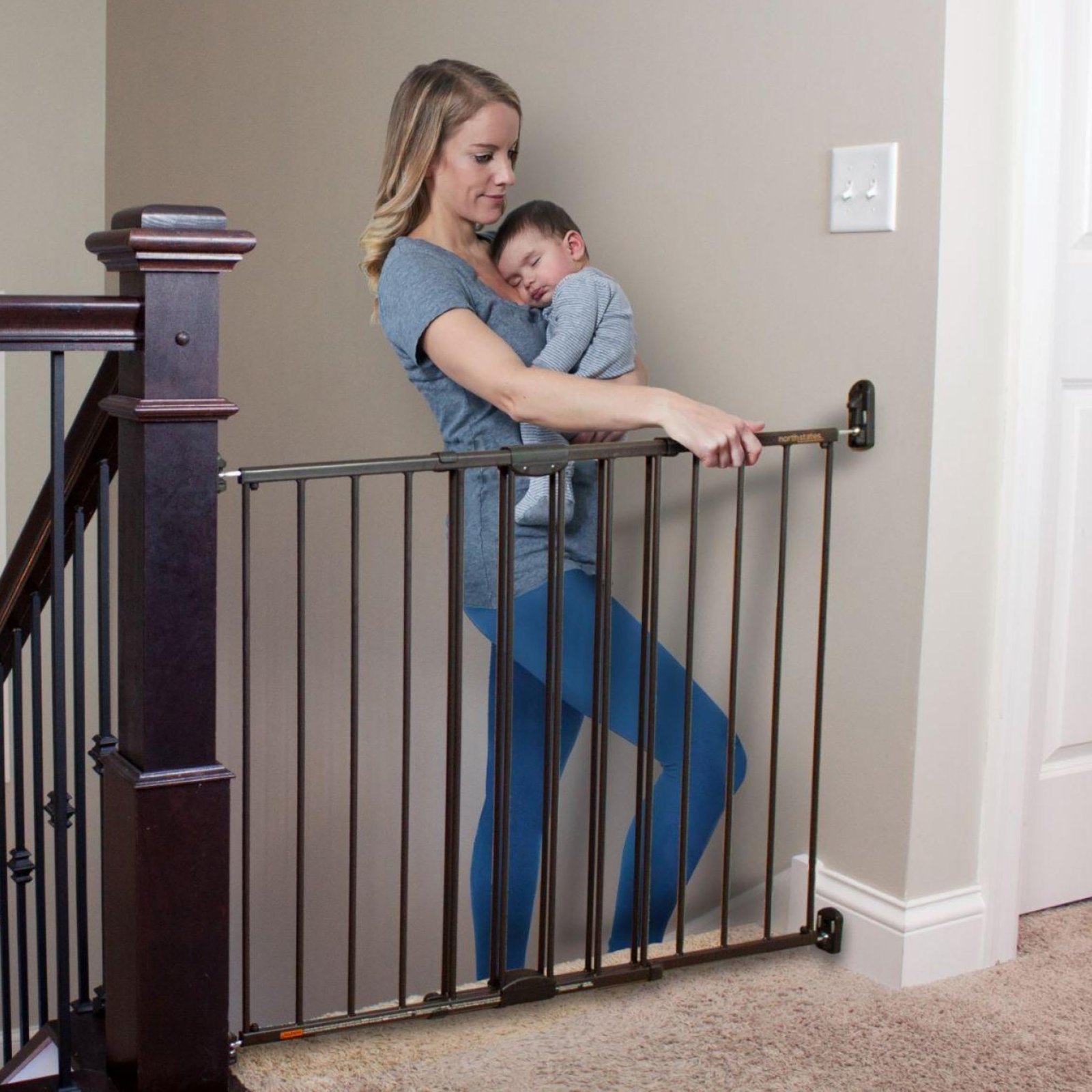 Toddleroo By North States Easy Swing & Lock Baby Gate