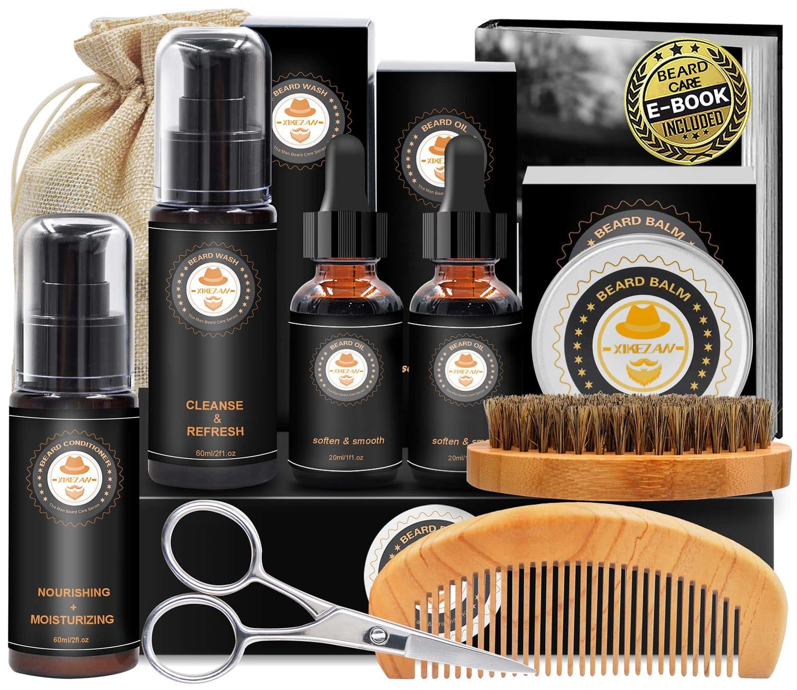 XIKEZAN Beard Grooming Kit