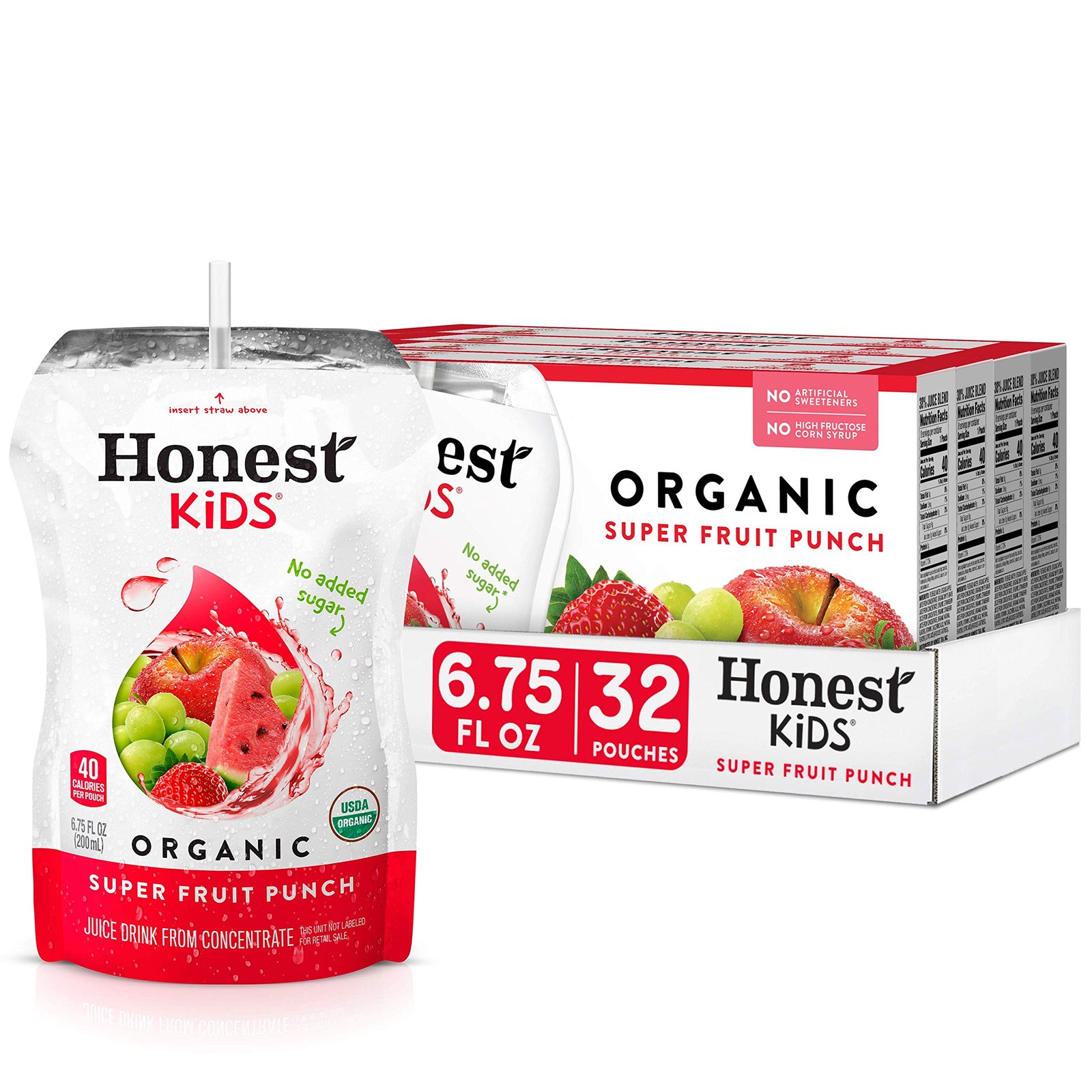 Honest Kids Super Fruit Punch Organic Fruit Juice Drink