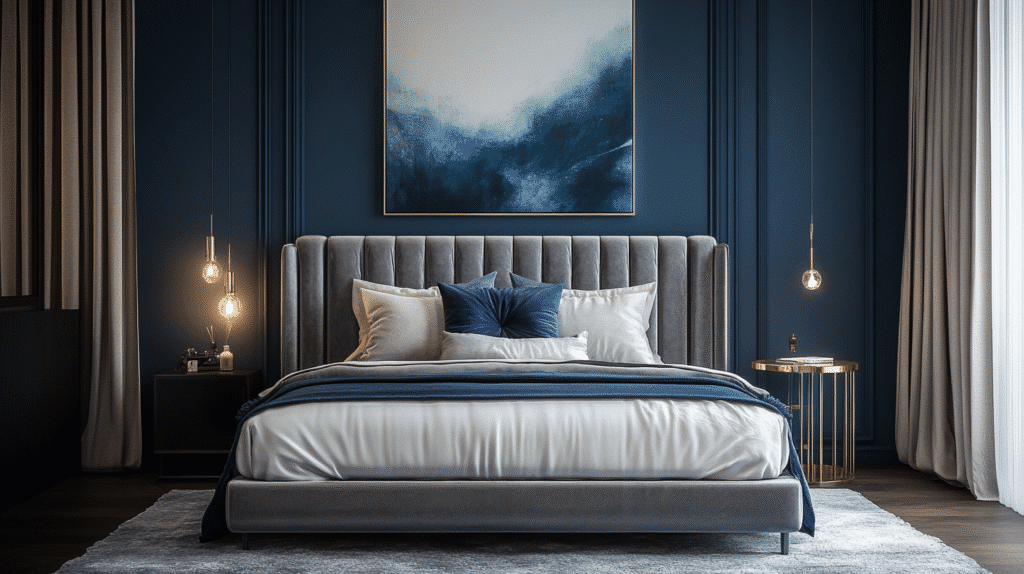 dark feminine bedroom