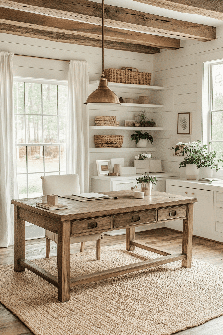 modern farmhouse office