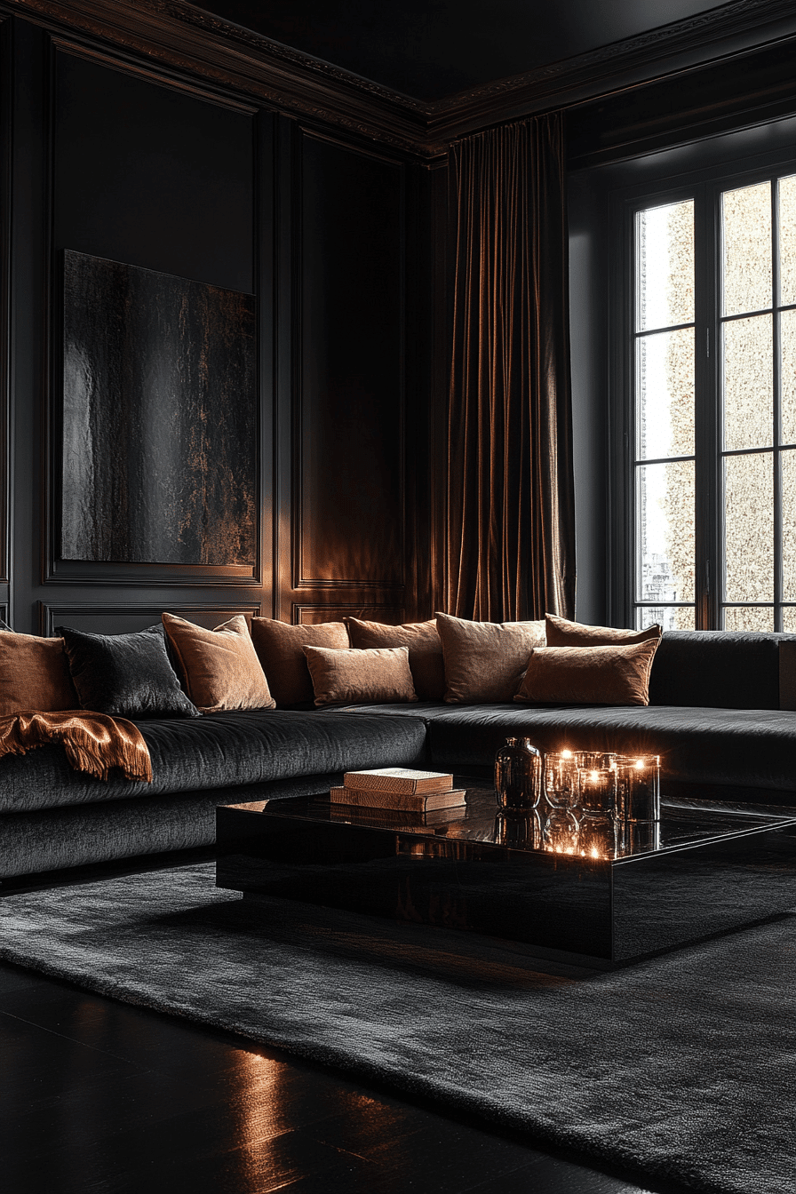 29 Dark Cozy Living Room Ideas To Create A Peaceful And Stylish Escape ...