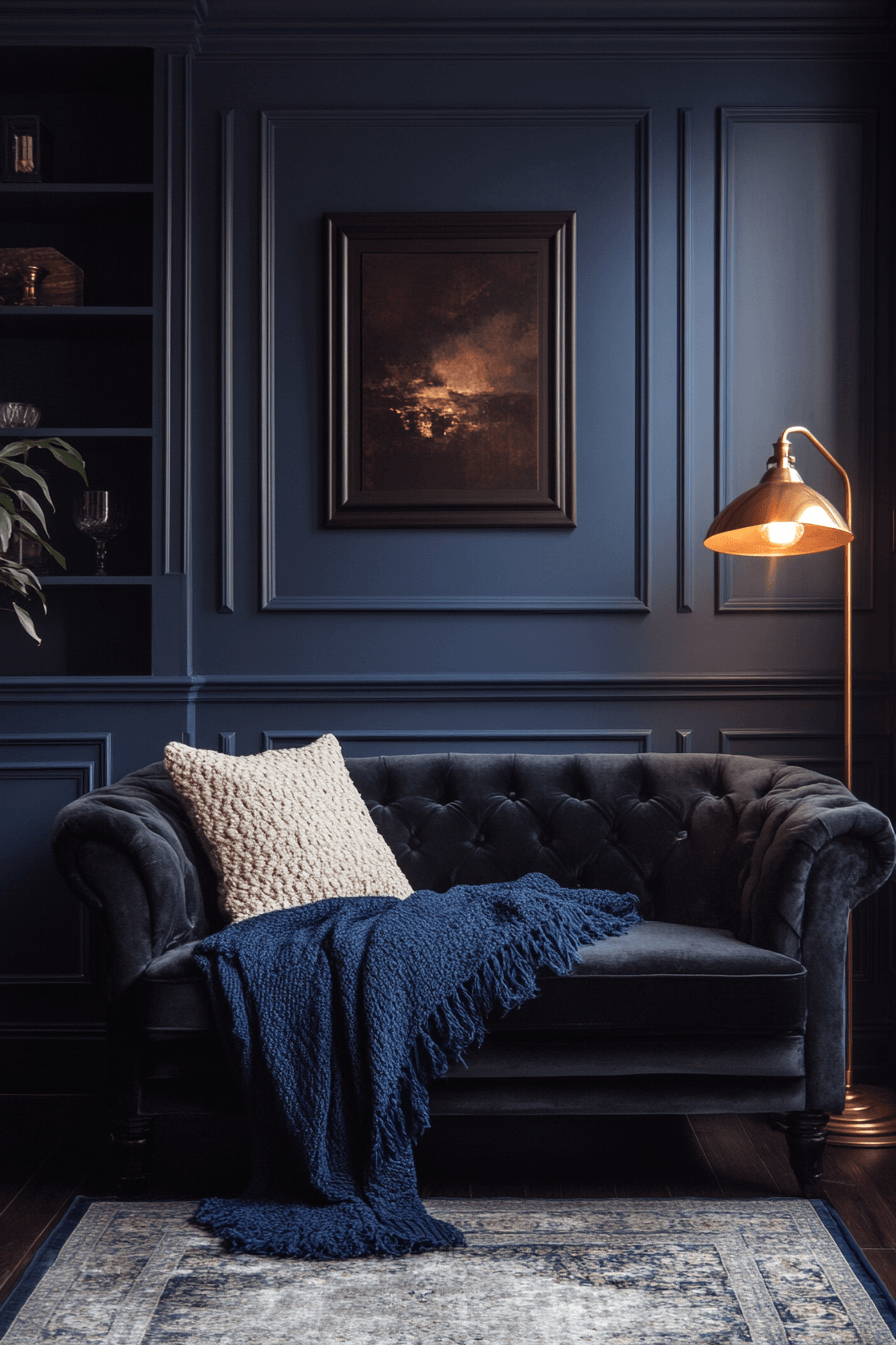 29 Dark Cozy Living Room Ideas To Create A Peaceful And Stylish Escape ...