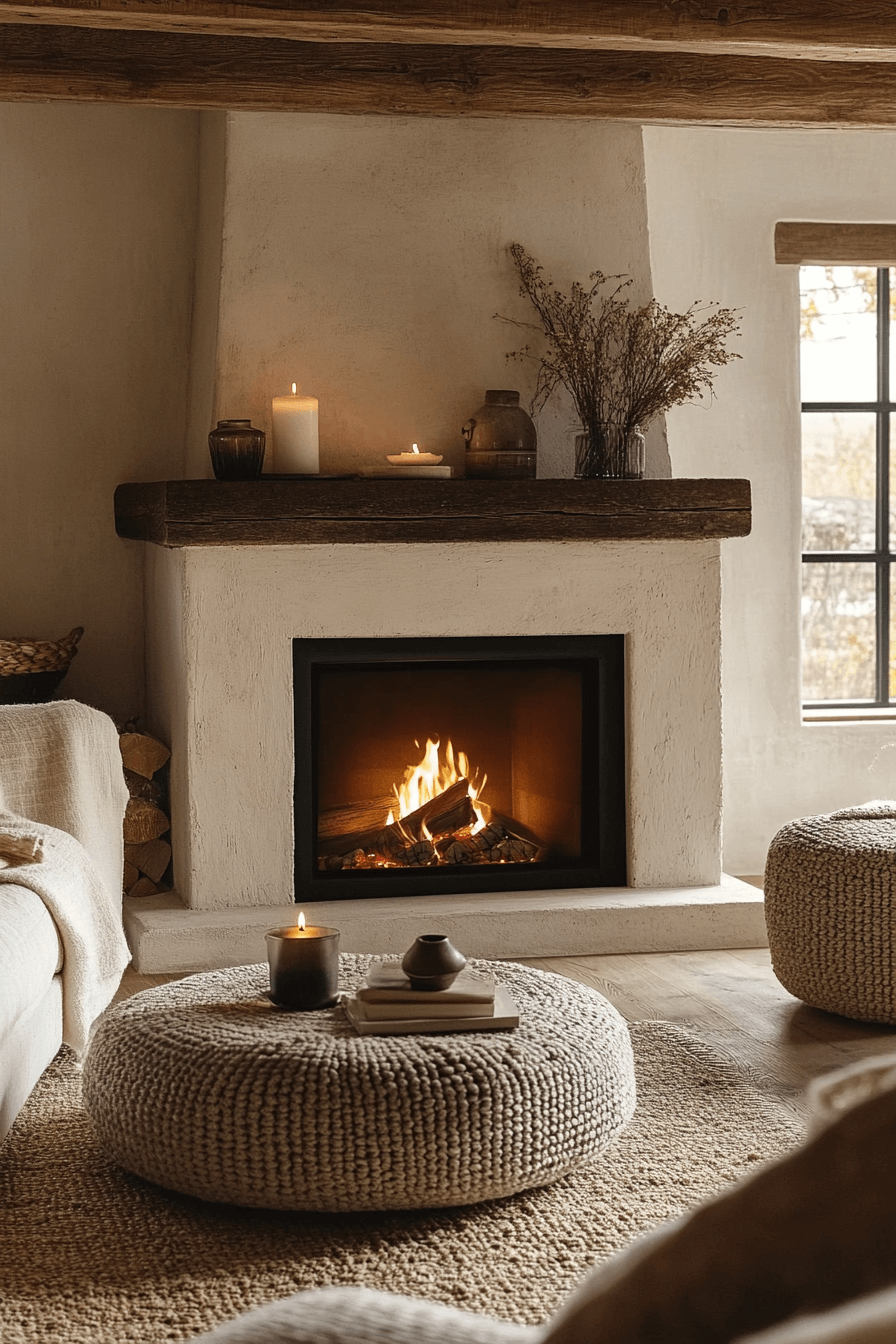 modern farmhouse fireplace