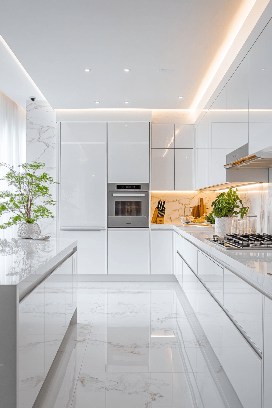 white kitchen