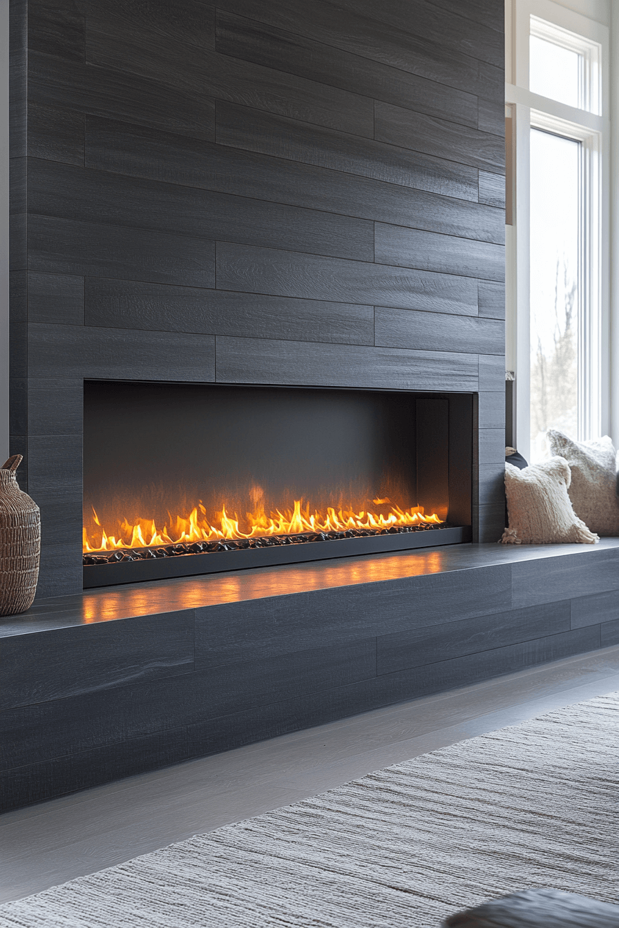 modern farmhouse fireplace