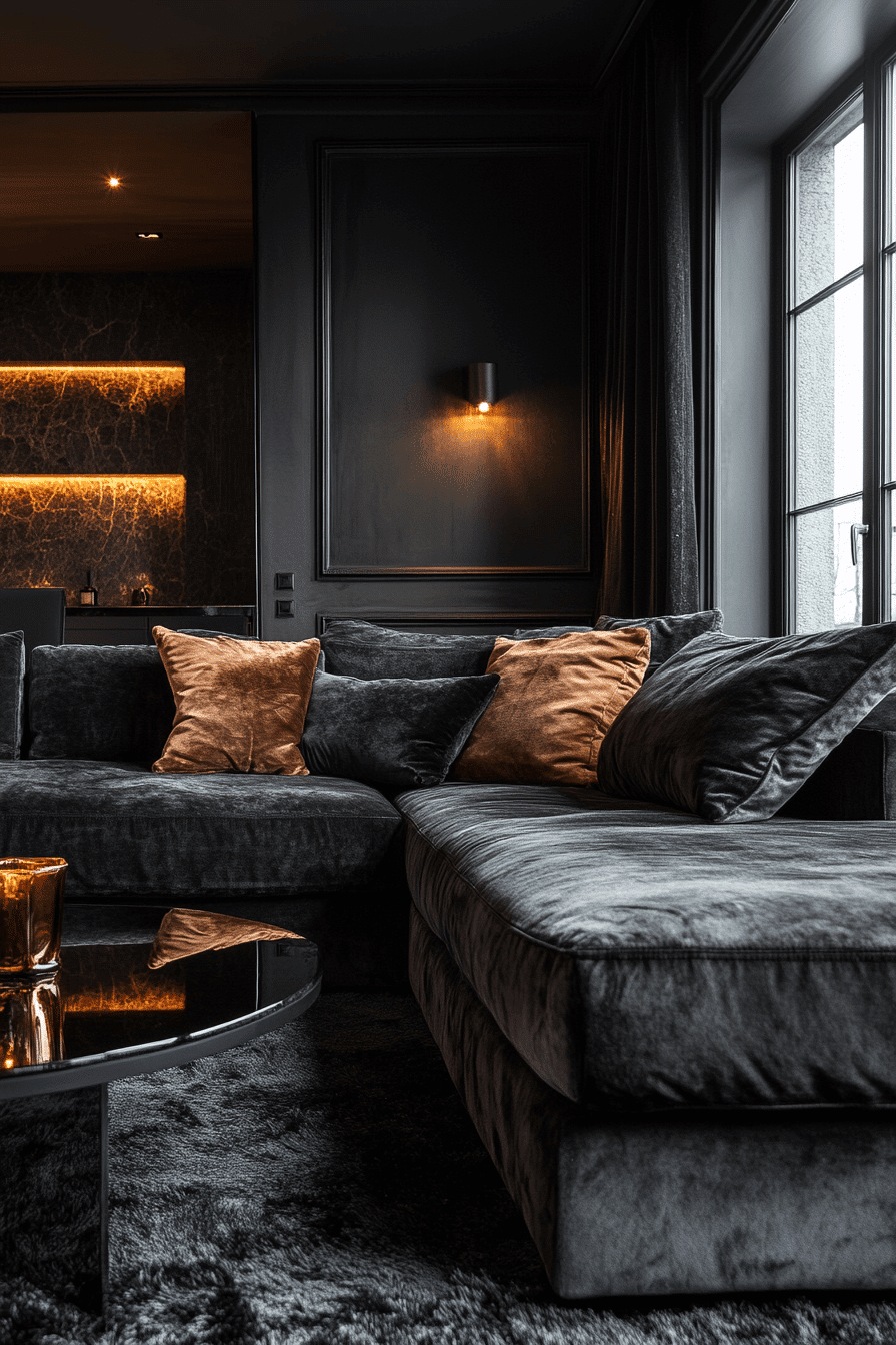 29 Dark Cozy Living Room Ideas To Create A Peaceful And Stylish Escape ...