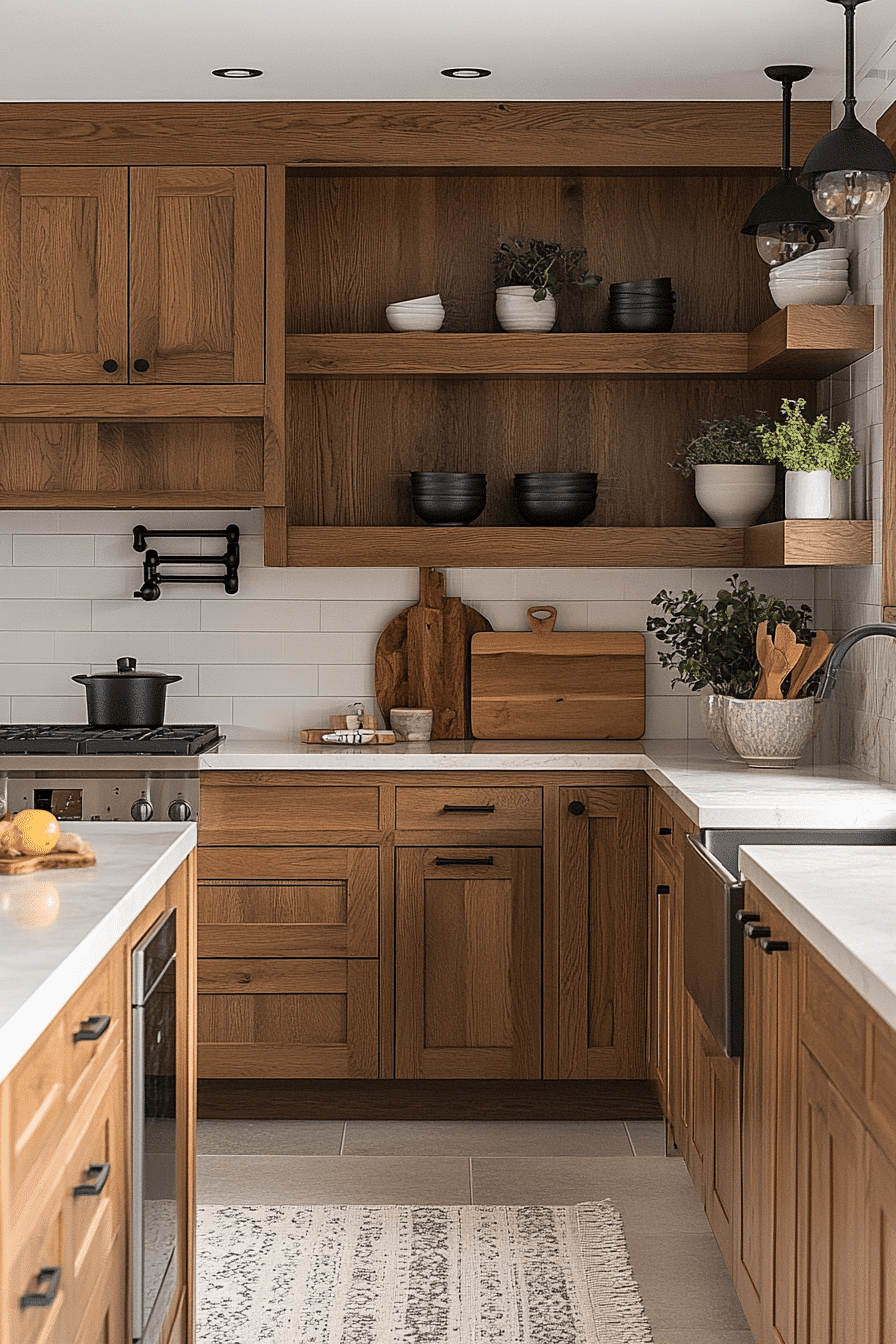 brown kitchen ideas