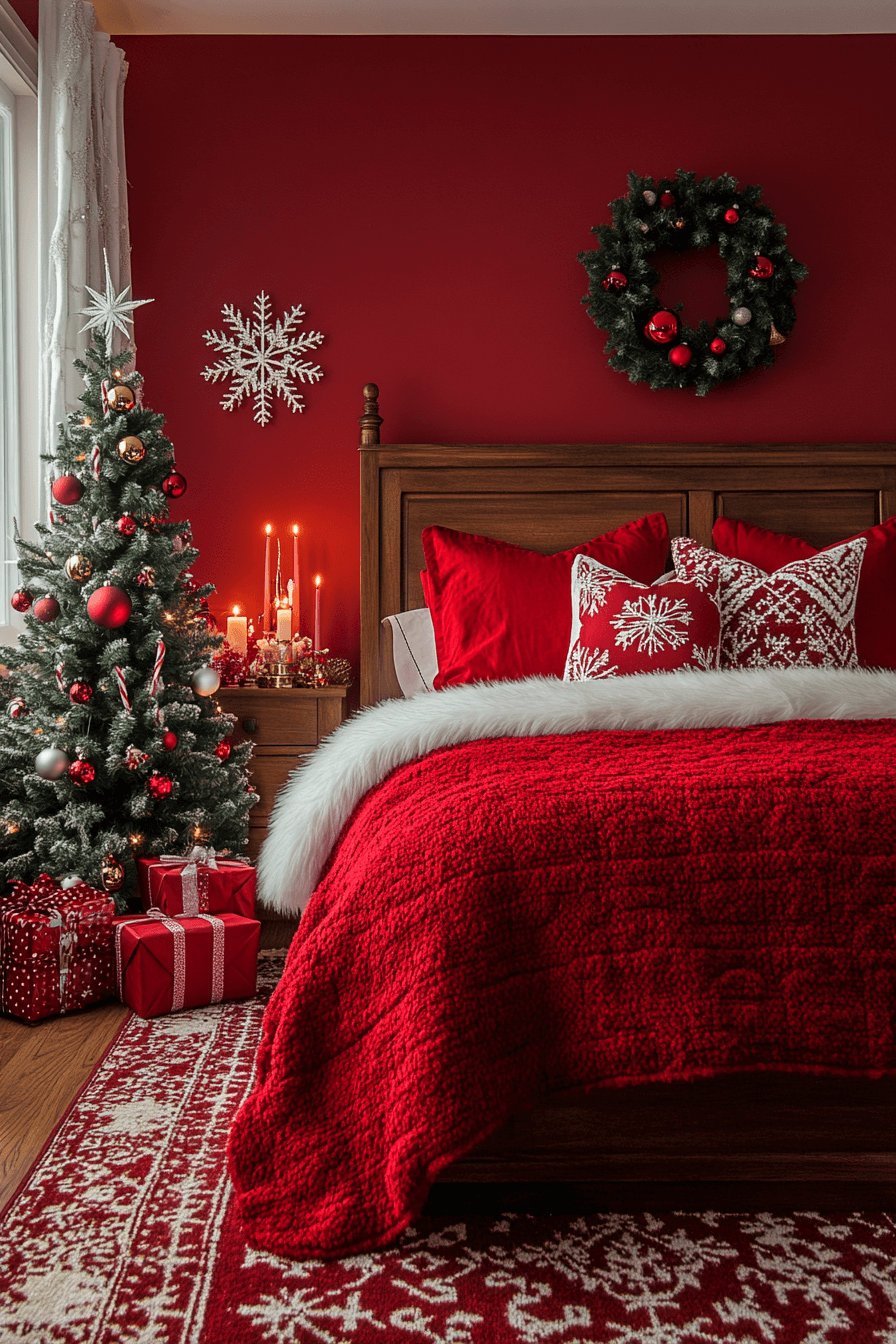 29 Christmas Bedroom Decor Ideas To Brighten Your Personal Holiday ...
