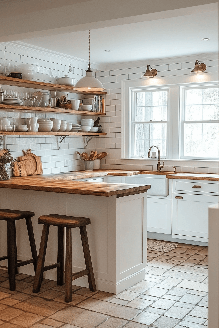 29 Cozy Cottage Kitchen Trends That Add Sweet Vintage Charm - Courtneys ...