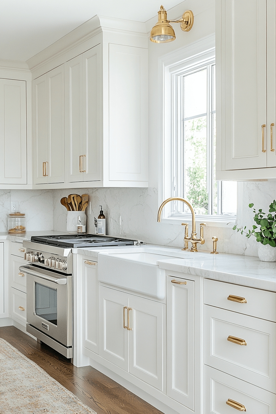 white kitchen