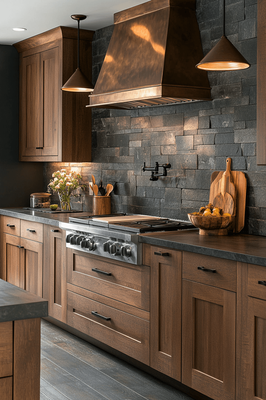 brown kitchen ideas