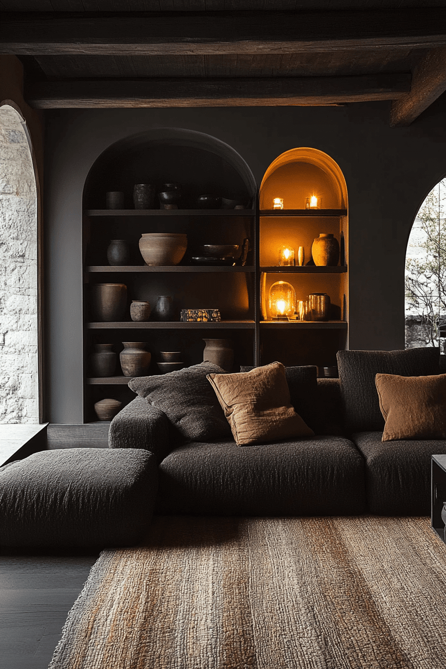 29 Dark Cozy Living Room Ideas To Create A Peaceful And Stylish Escape ...