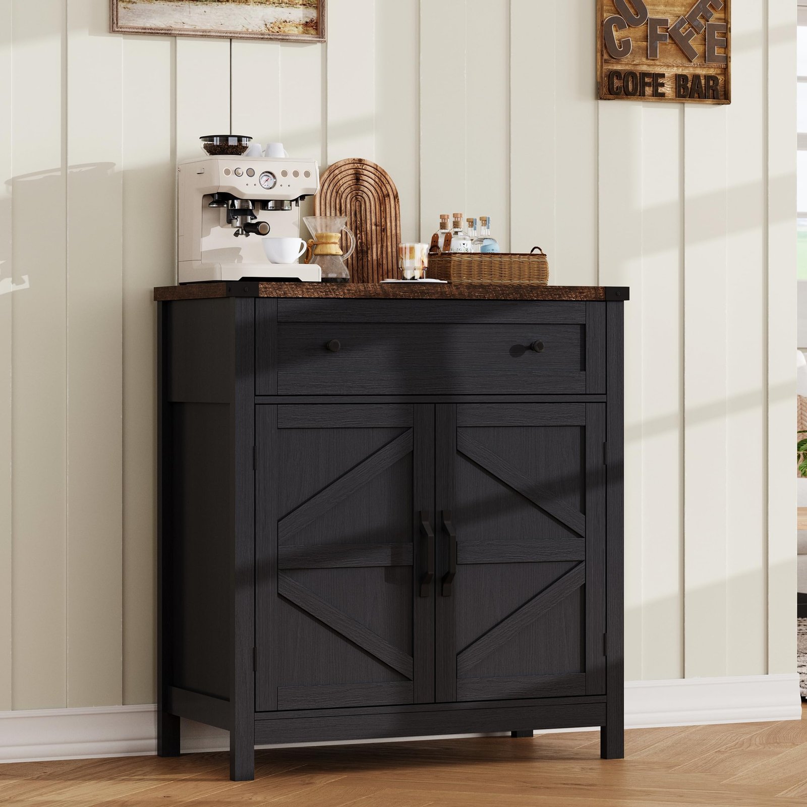 17 Coffee Cabinet Ideas That Actually Fit Your Kitchen 11 Coffee Cabinet