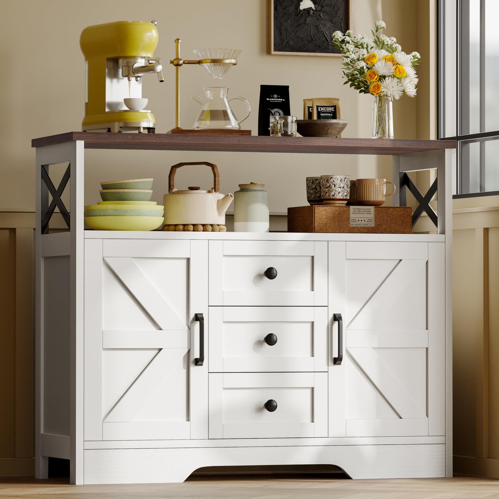 17 Coffee Cabinet Ideas That Actually Fit Your Kitchen 19 Coffee Cabinet