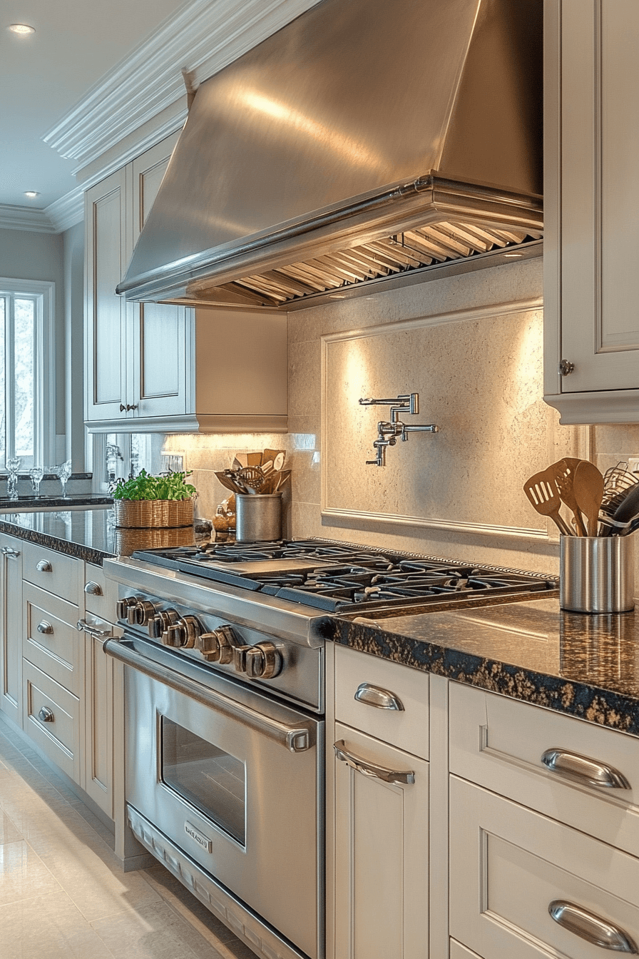 brown granite countertops