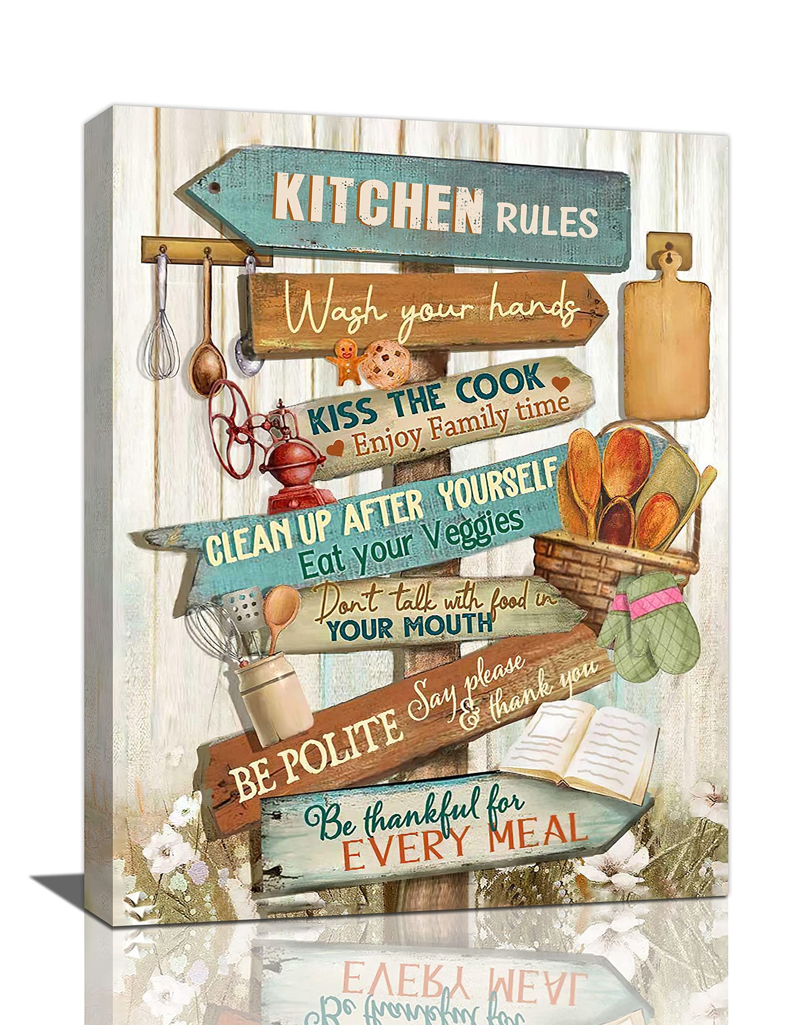 25 Kitchen Wall Art Ideas That Make Cooking More Fun 23 kitchen wall art ideas
