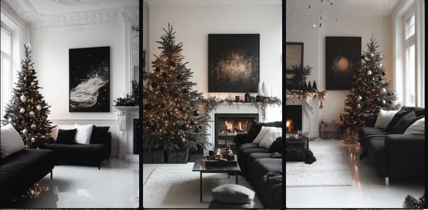 Black Christmas Tree