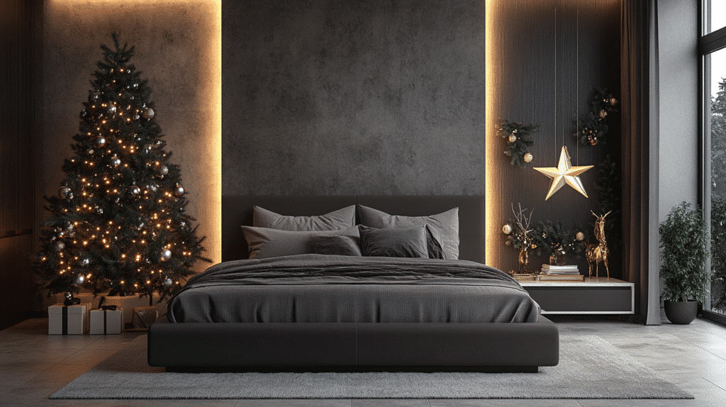 christmas bedroom decor