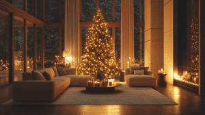 christmas living room