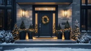 front porch christmas decor