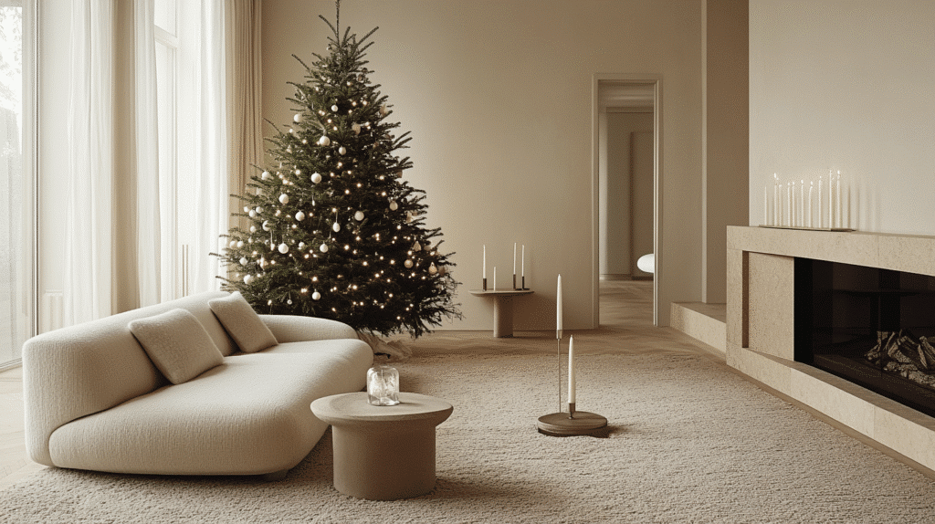 minimalist christmas decor