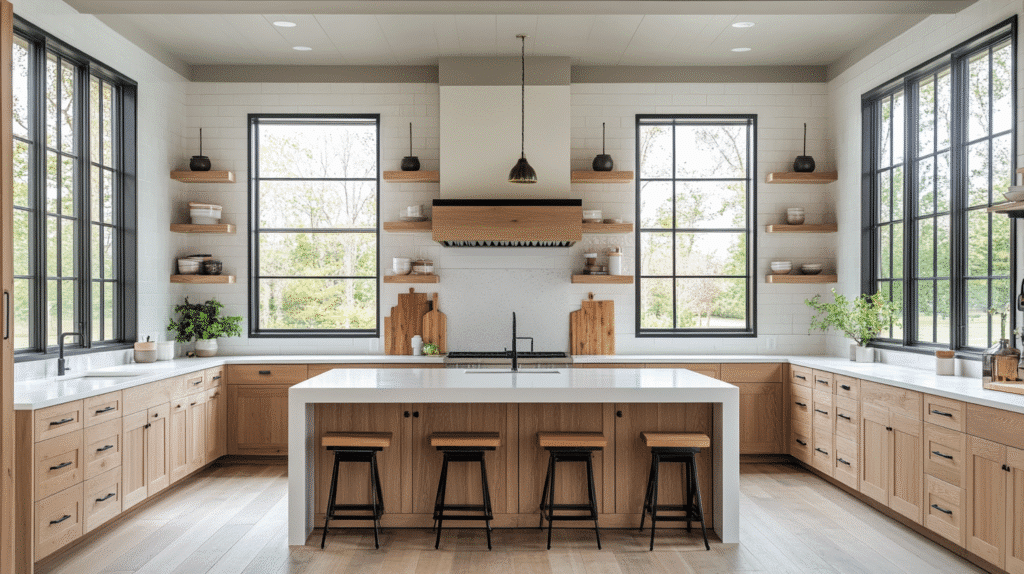 modern farmhouse kitchens