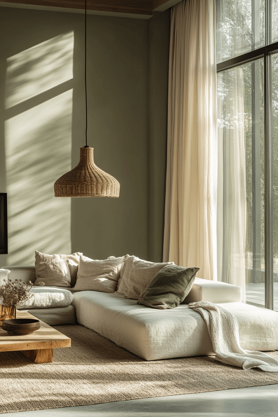 sage green living room ideas