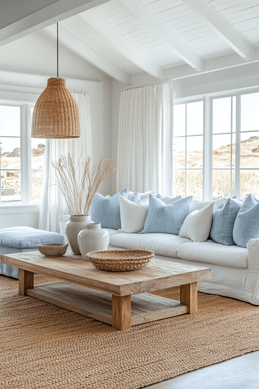 modern coastal living room