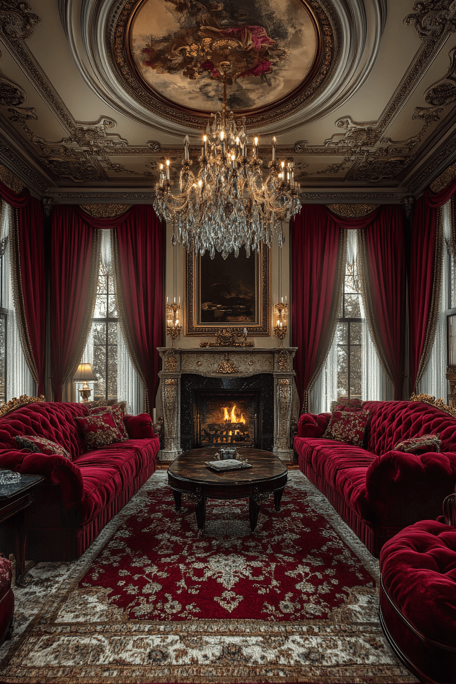 victorian living room