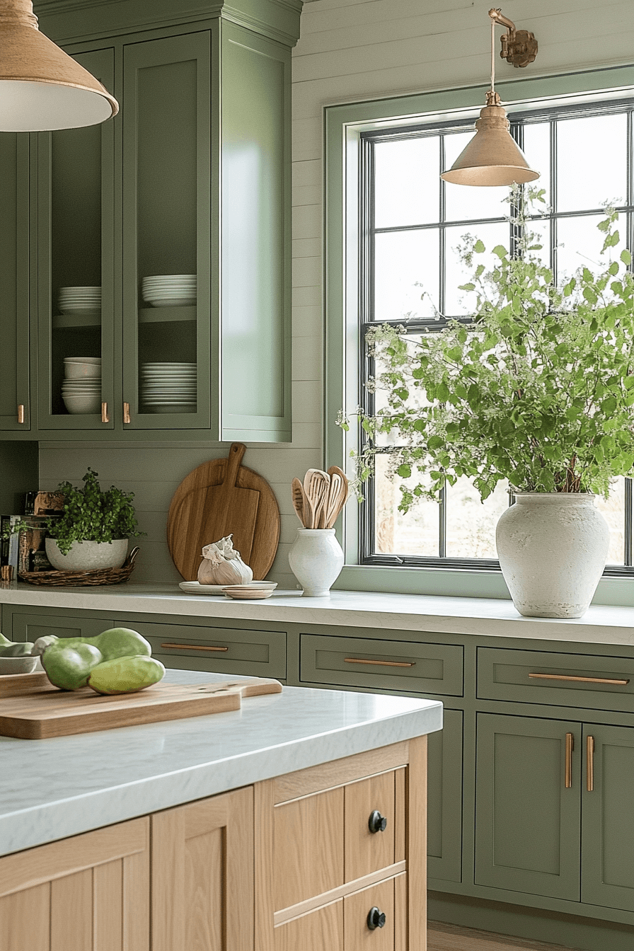 29 Sage Green And Wood Kitchen Ideas For A Calm Beautiful Space ...