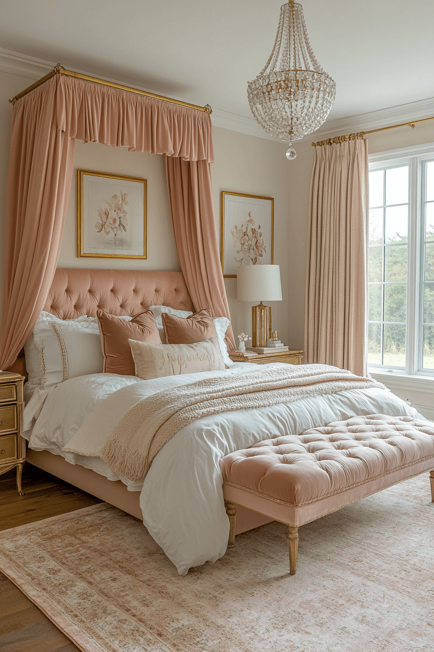 cozy girly bedroom