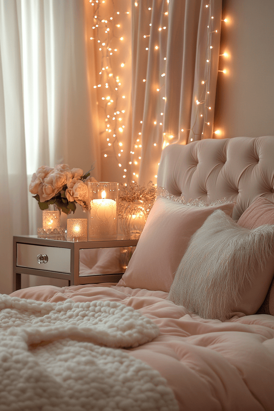 cozy girly bedroom