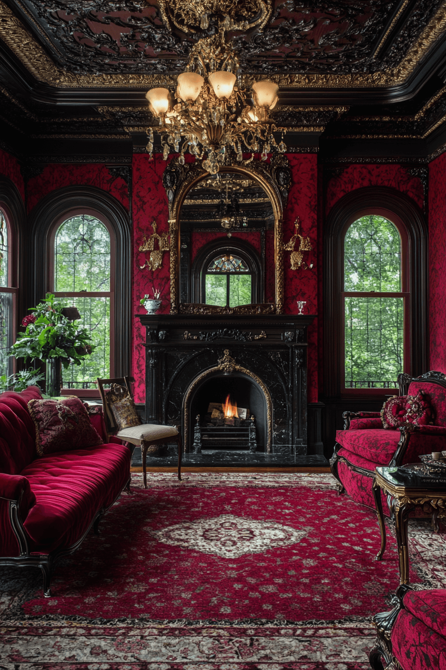 victorian living room