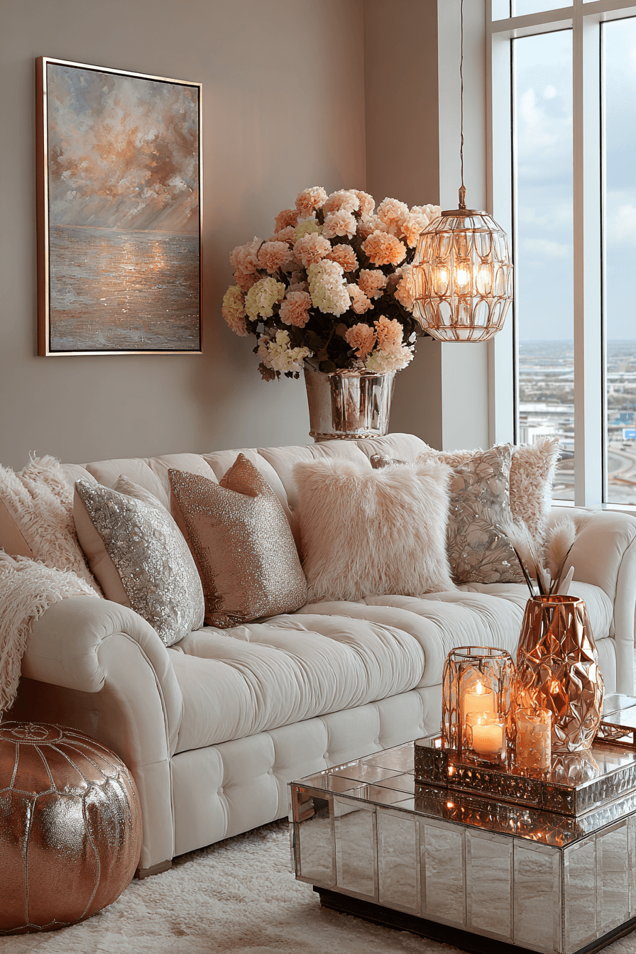 girly apartment decor