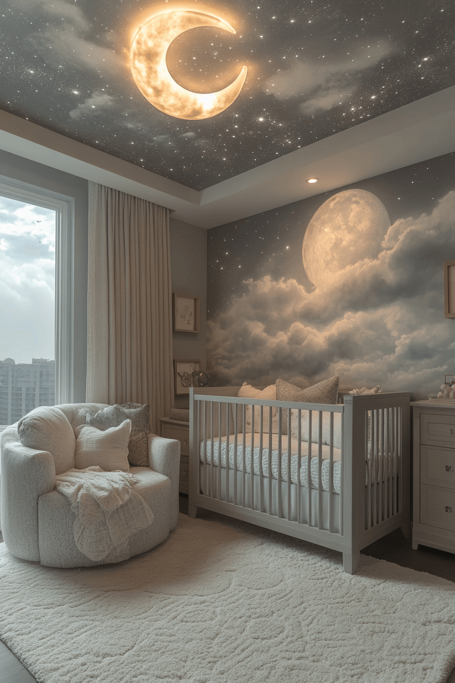 29 Space Themed Nursery Ideas To Welcome Your Baby Into A Starry World ...