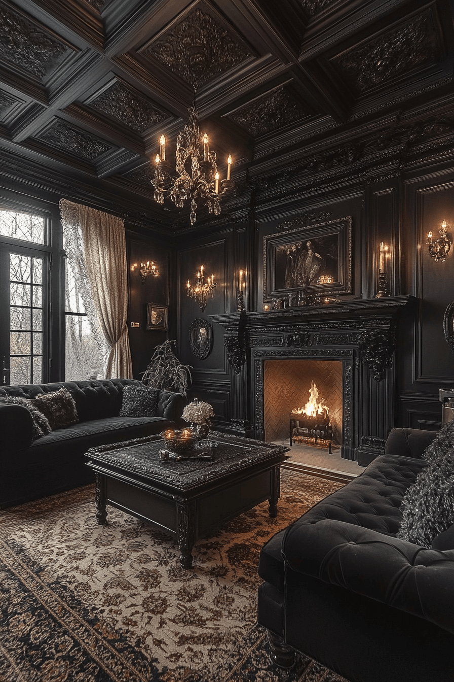 victorian living room