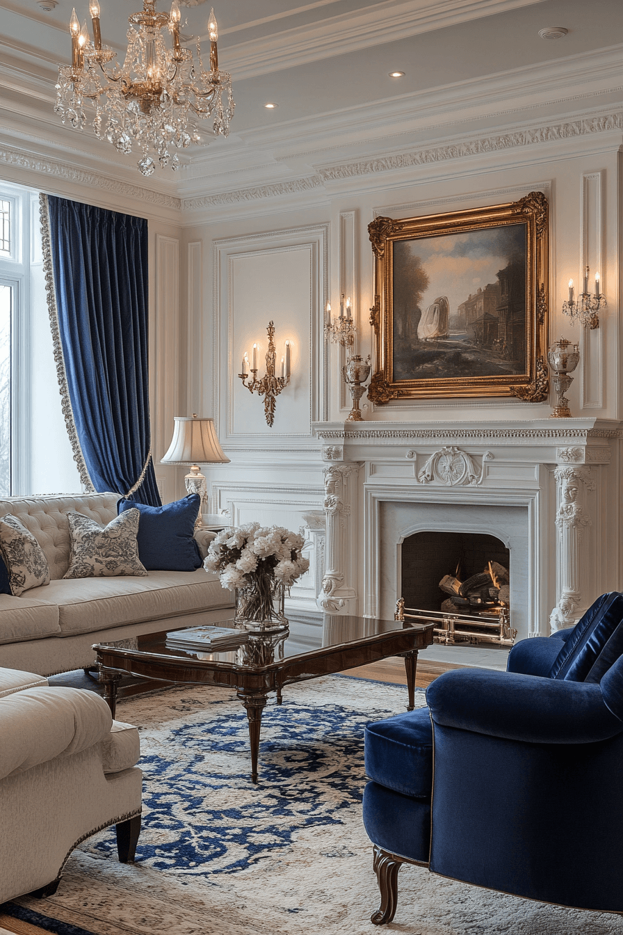 victorian living room