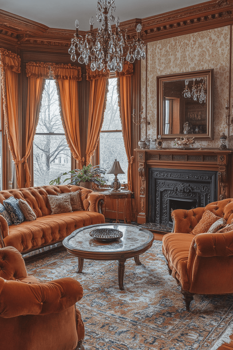 victorian living room