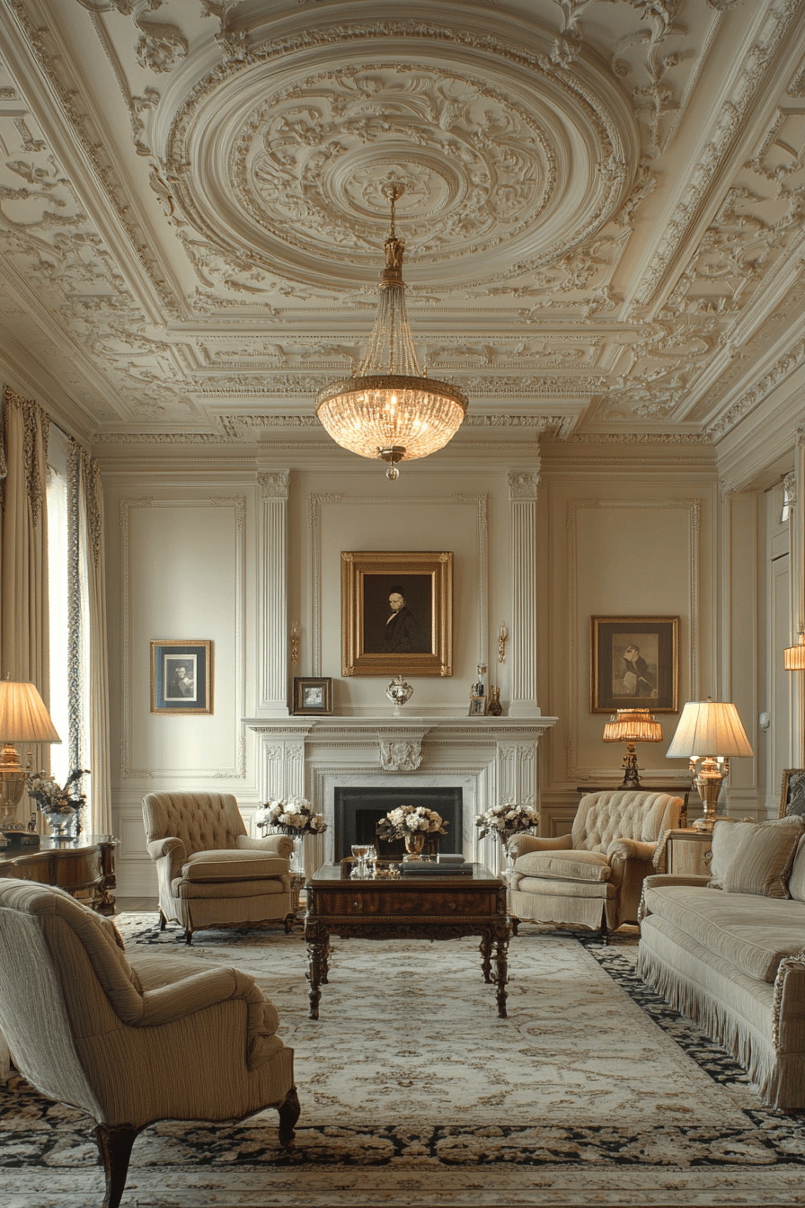 victorian living room