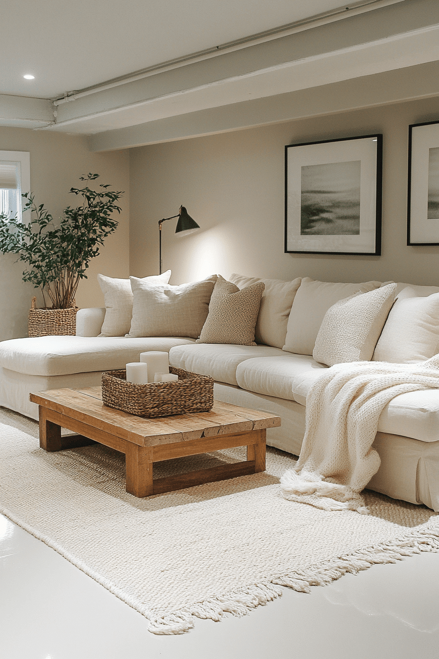 29 Unfinished Basement Ideas For A Functional Relaxed And Cheerful Zone ...