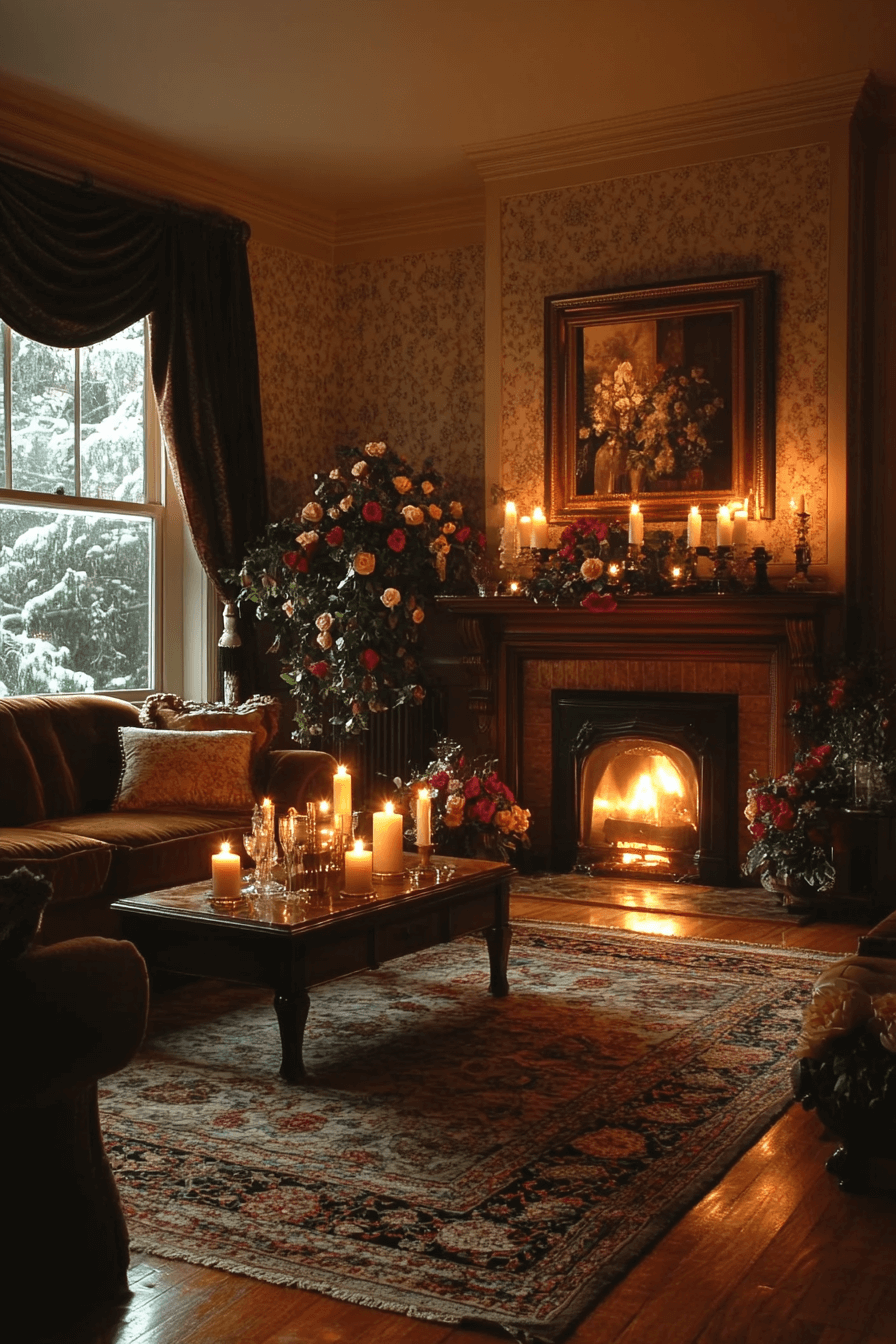 victorian living room