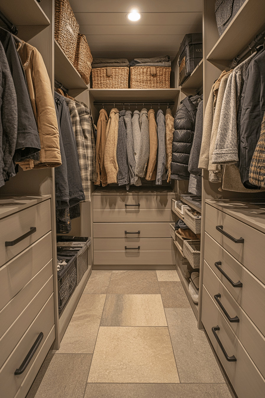 small walk in closet ideas